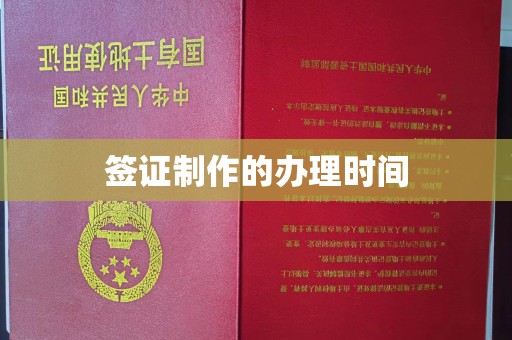 通山签证制作的办理时间