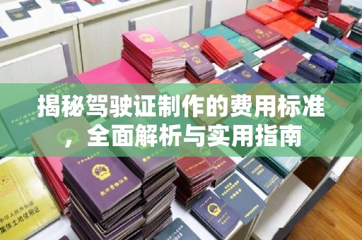 通山揭秘驾驶证制作的费用标准，全面解析与实用指南