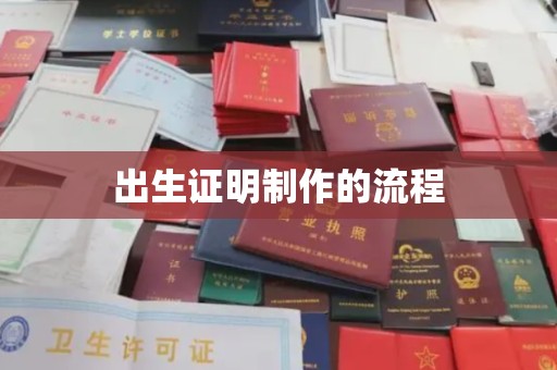 通山出生证明制作的流程