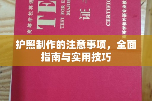 通山护照制作的注意事项，全面指南与实用技巧