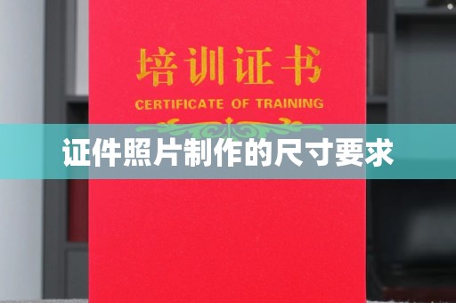 通山证件照片制作的尺寸要求